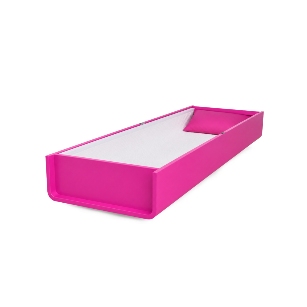 Optimistic Coffin Pink lasiert – geöffnet